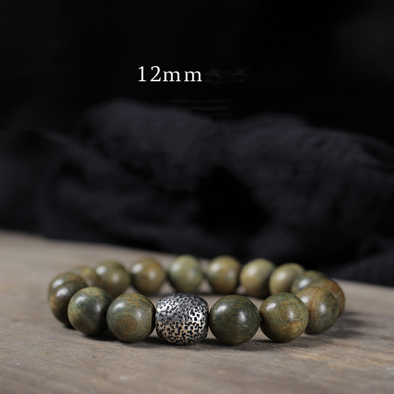 New Men's Buddha Beads Wooden Sandalwood Bracelet