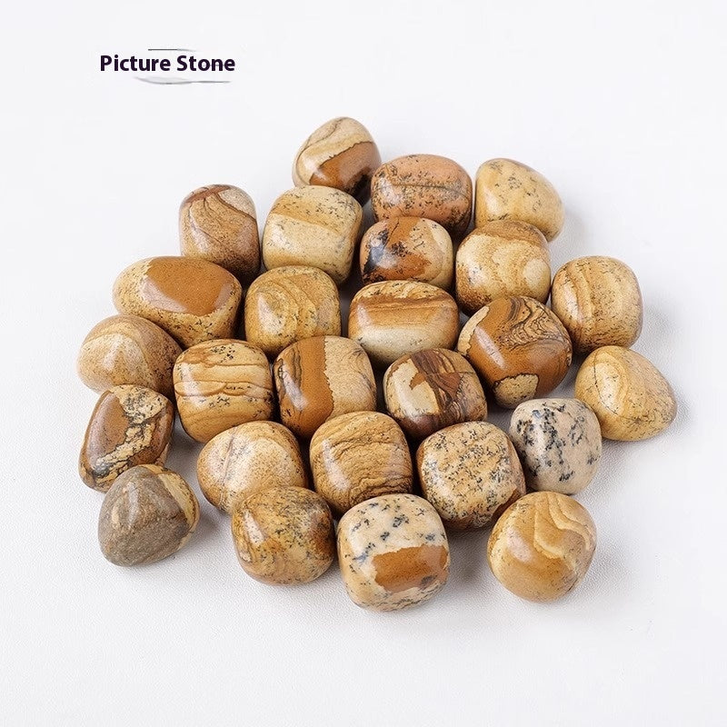 Natural Crystal Color Rolling Stone Rough Stone Polished Large Particle Degaussing Crystal Crafts