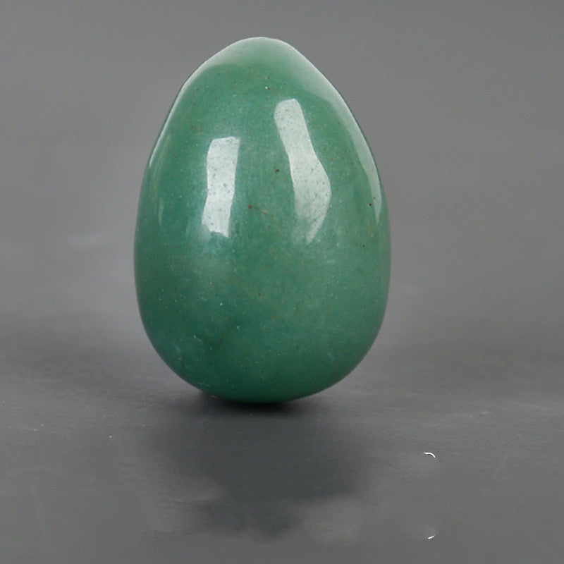 Natural Crystal Jade Egg Rough Office Decoration