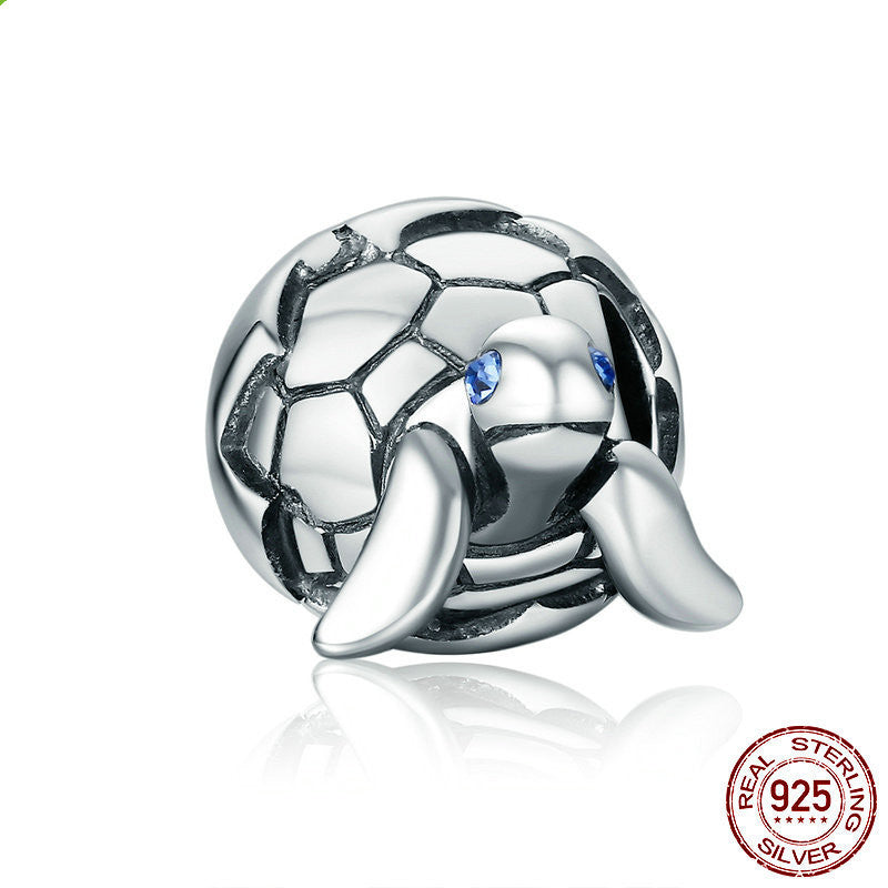 Sterling silver turtle beads