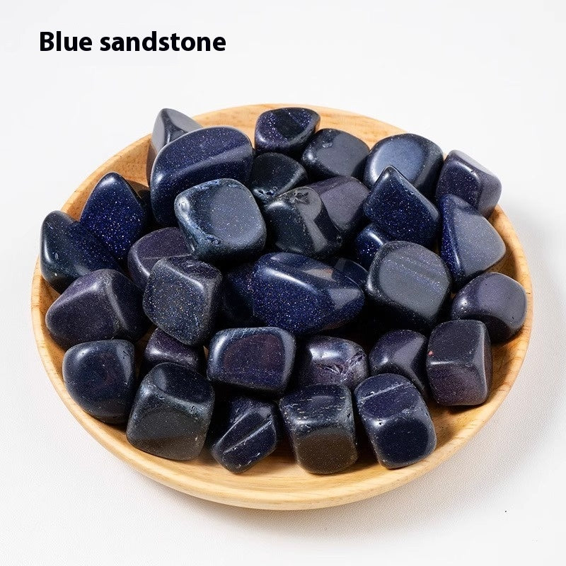 Natural Crystal Color Rolling Stone Rough Stone Polished Large Particle Degaussing Crystal Crafts