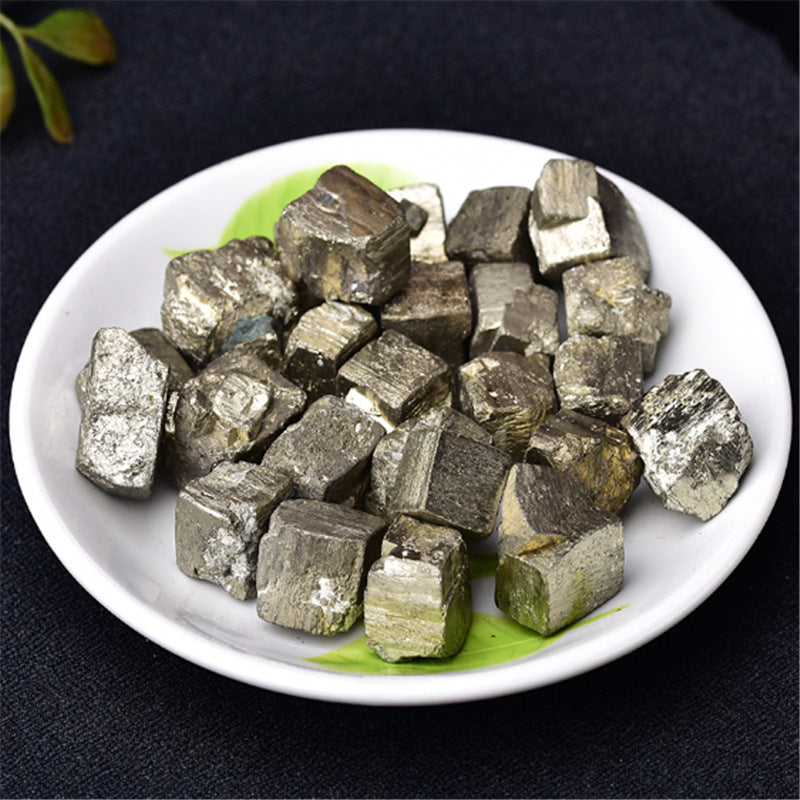 Natural Pyrite Rough Chalcopyrite Gravel Teaching Specimen Stone Rough Ornaments Mineral Crystal Strange Stone