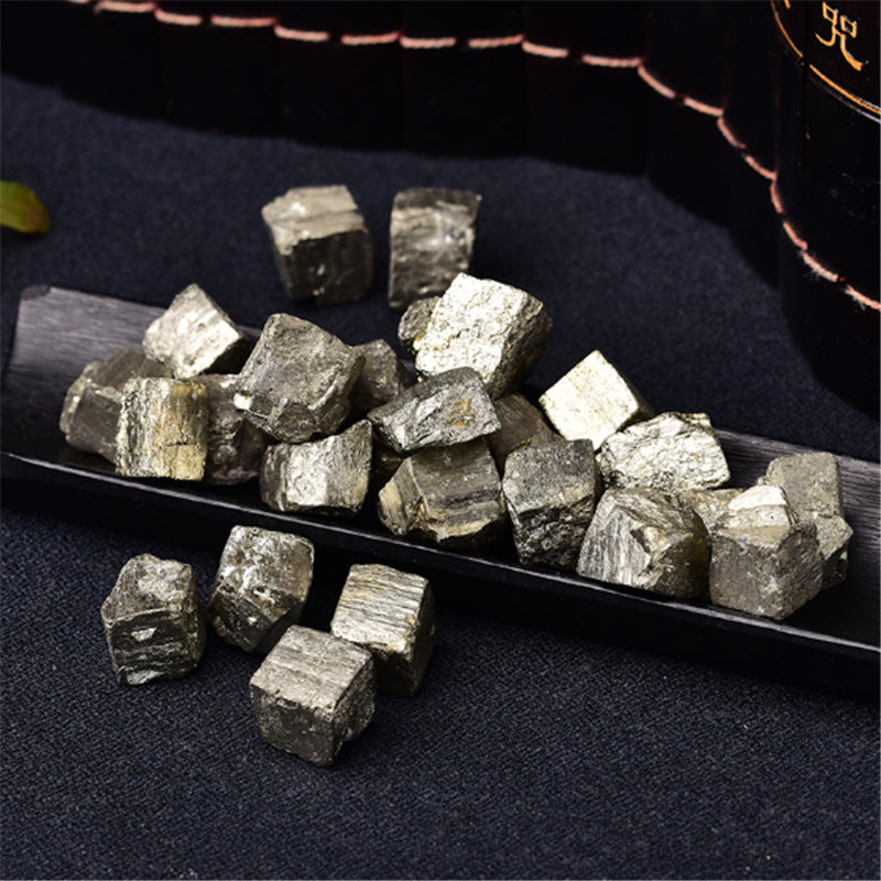 Natural Pyrite Rough Chalcopyrite Gravel Teaching Specimen Stone Rough Ornaments Mineral Crystal Strange Stone