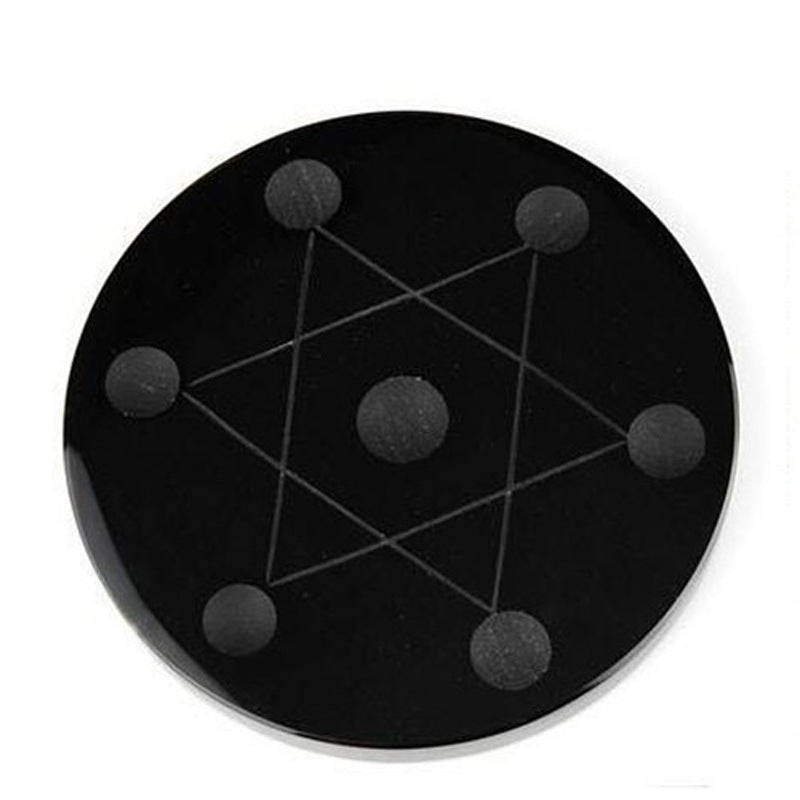 Natural Obsidian Pixiu Seven Star Array Decoration