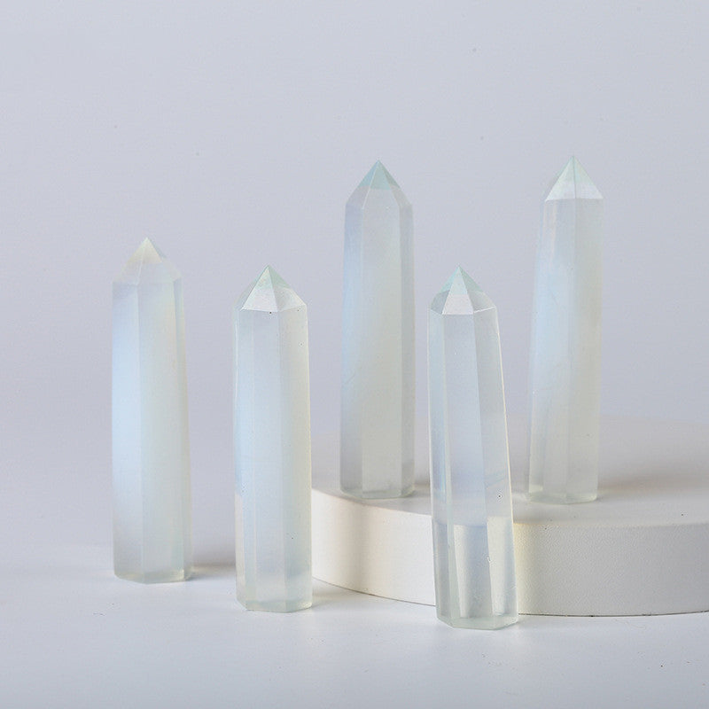Polished Stone Polishing Crystal Column