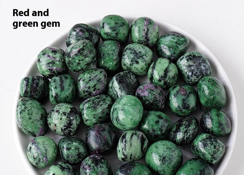 Natural Crystal Color Rolling Stone Rough Stone Polished Large Particle Degaussing Crystal Crafts