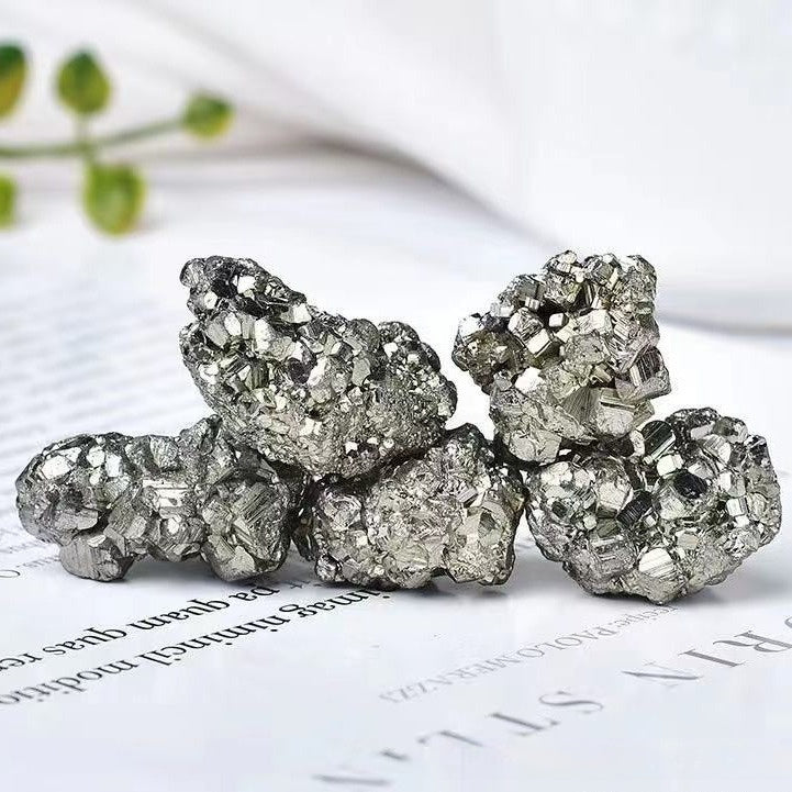 Natural Pyrite Raw Stone Ornament