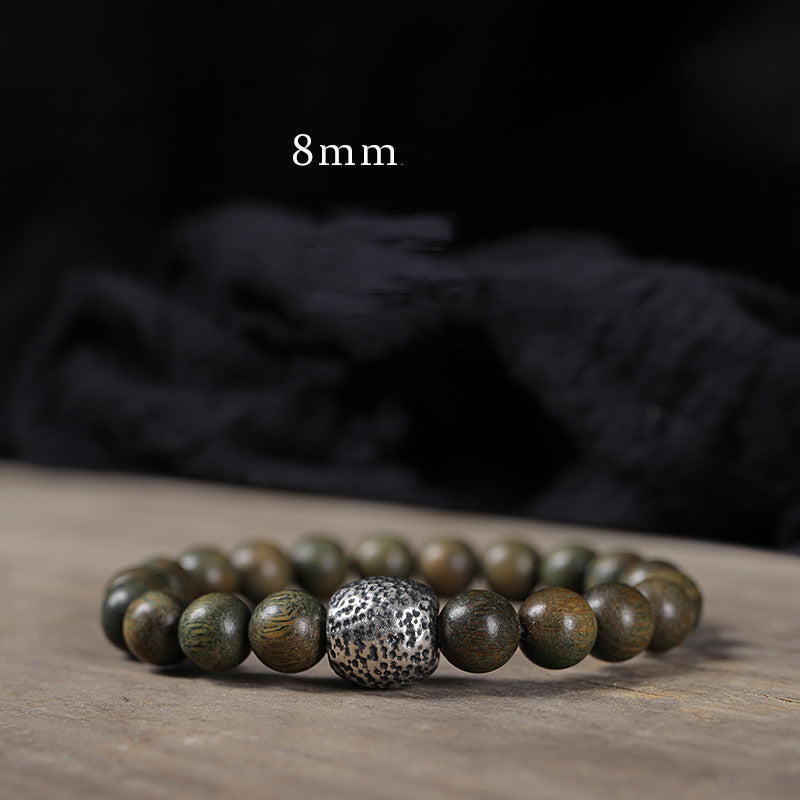 New Men's Buddha Beads Wooden Sandalwood Bracelet