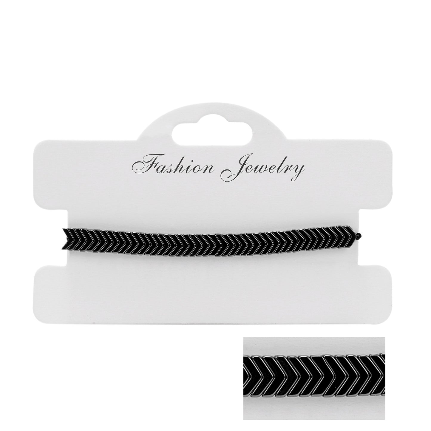 Hematite Hand-woven Adjustable Bracelet