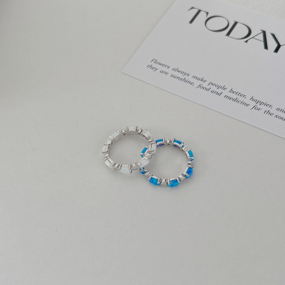 S925 Sterling Silver Opal Ring For Women