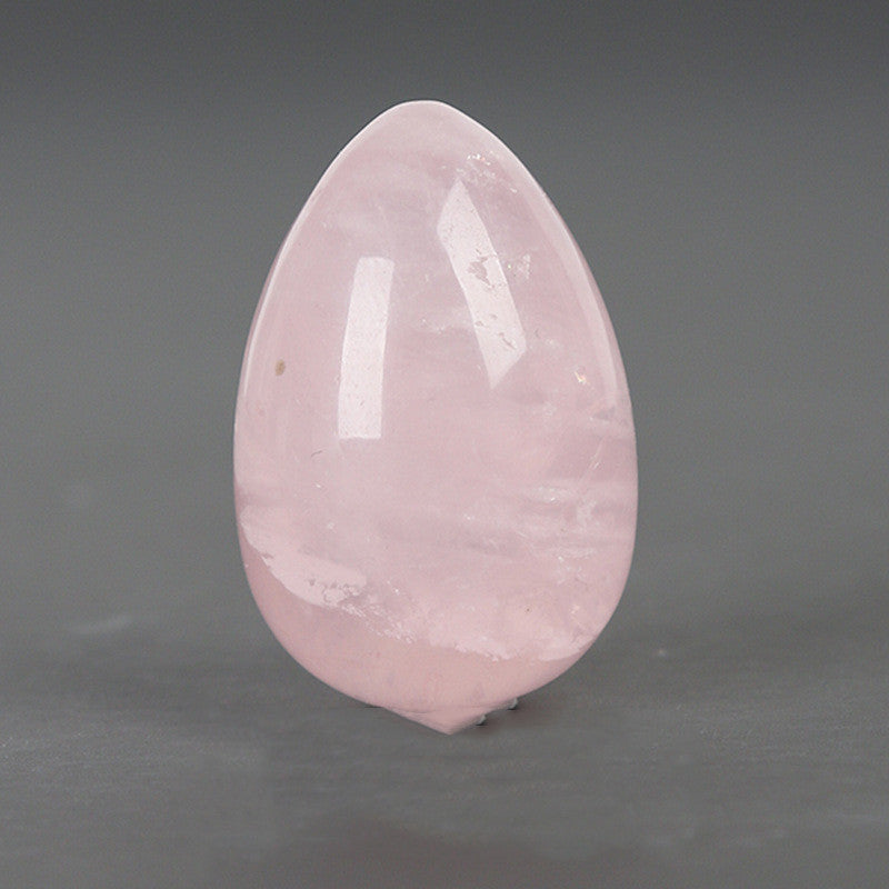 Natural Crystal Jade Egg Rough Office Decoration