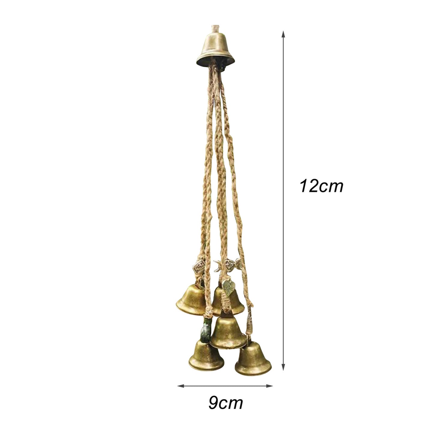 Wall-mounted Wind Chimes Praying For Blessings, Bells, Doors