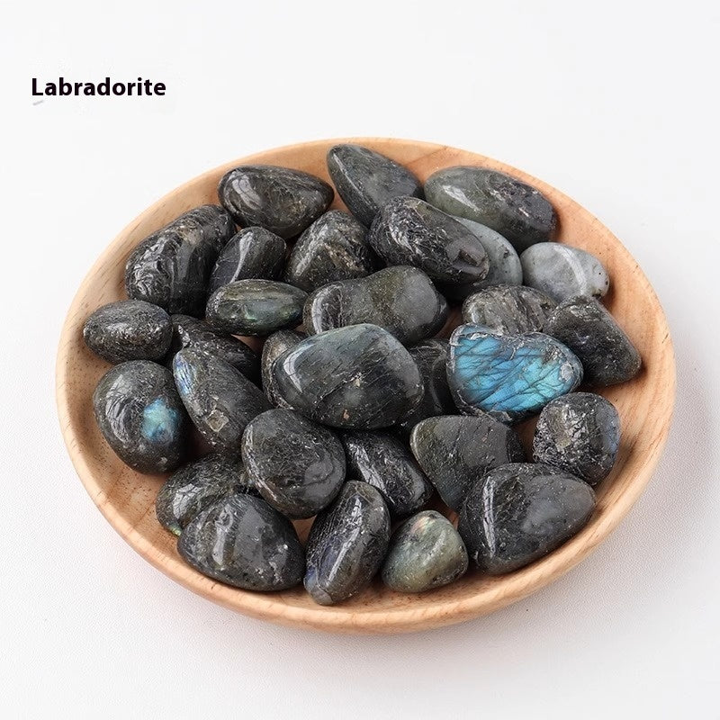 Natural Crystal Color Rolling Stone Rough Stone Polished Large Particle Degaussing Crystal Crafts