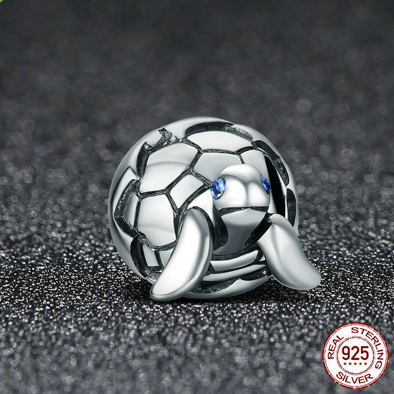Sterling silver turtle beads