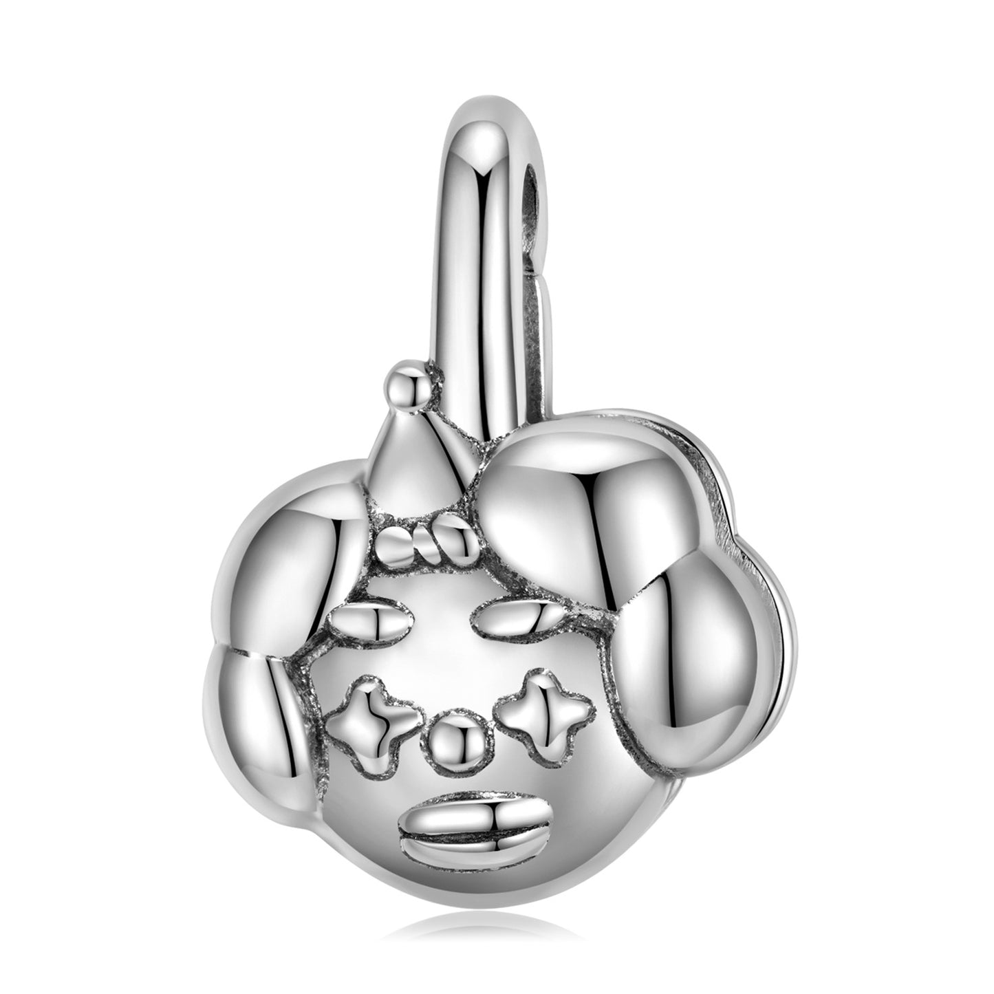 S925 Sterling Silver Button Head Plain Silver Niche Diy Bracelet With Basic Lock Lock Silver Accessories