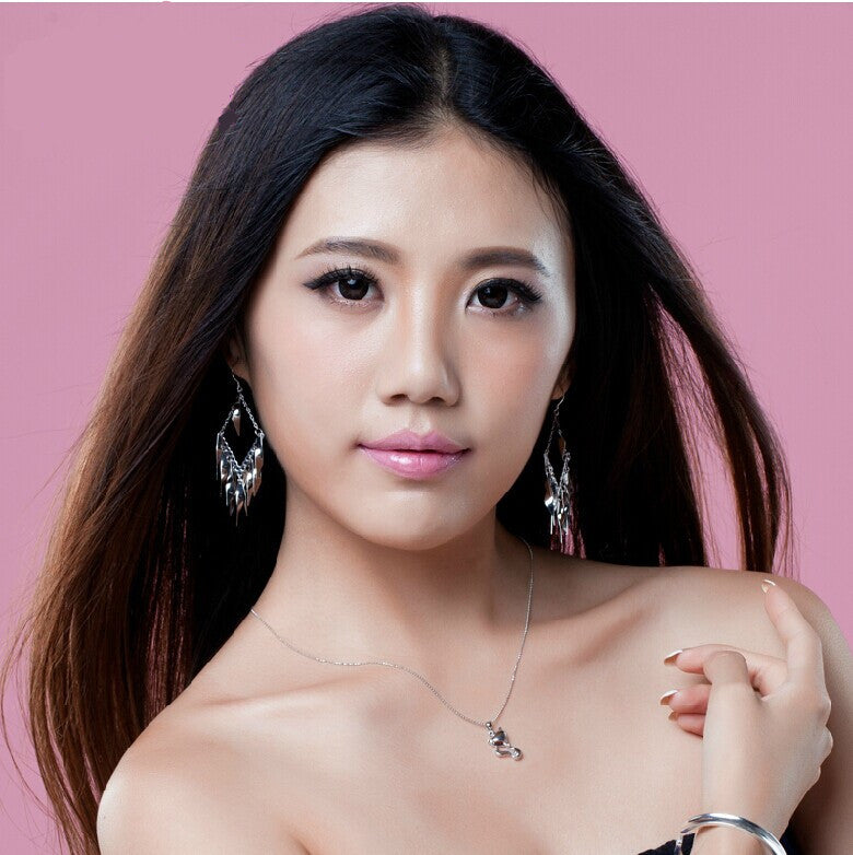 Sterling silver fox pendant