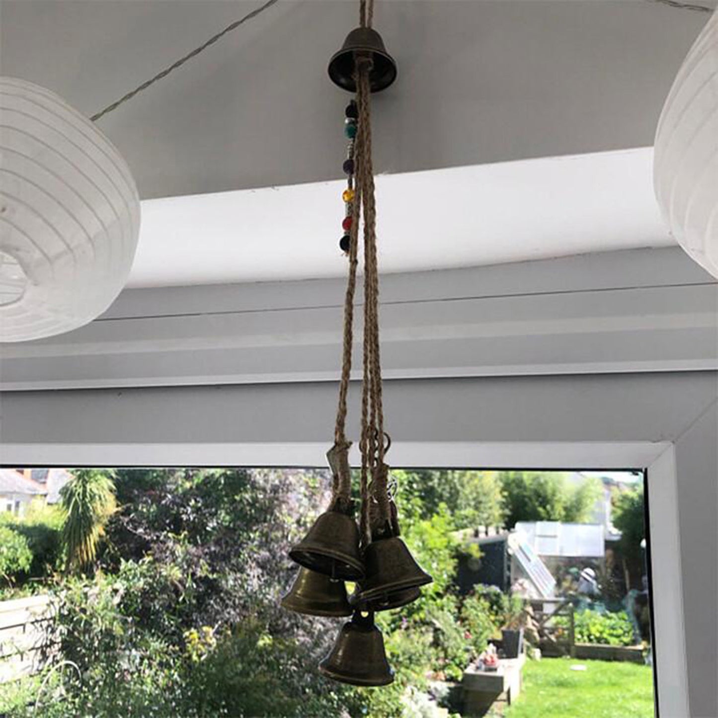 Wall-mounted Wind Chimes Praying For Blessings, Bells, Doors