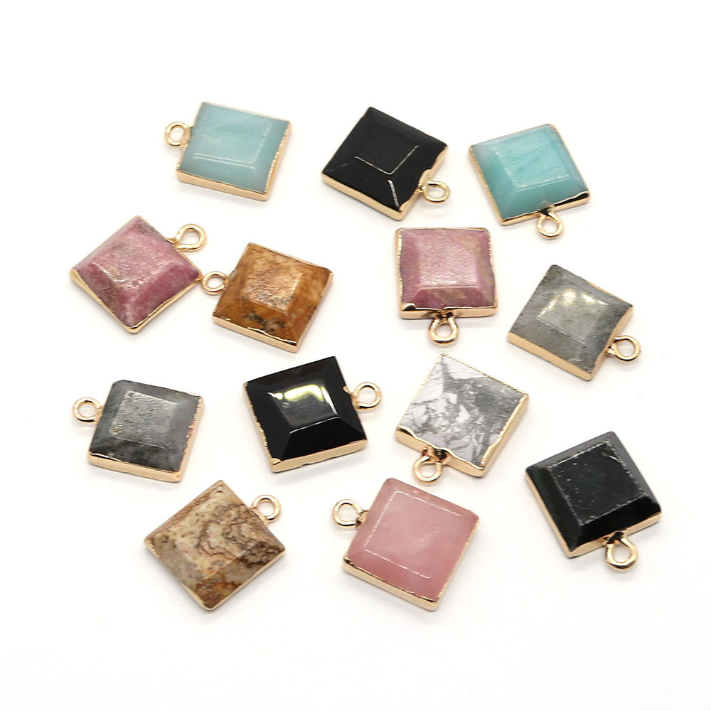 Natural Stone Sparkling Stone Pendant