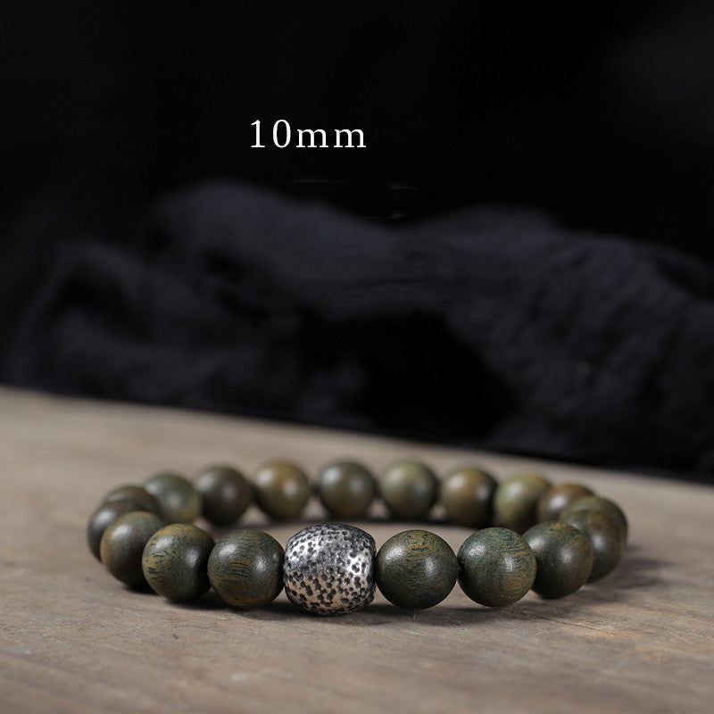 New Men's Buddha Beads Wooden Sandalwood Bracelet