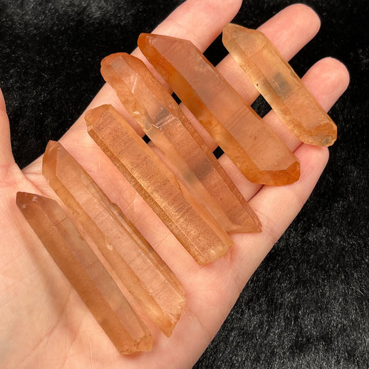 Rough Stone Single Crystal Hexagonal Prism Unpolished Rough Stone Crystal