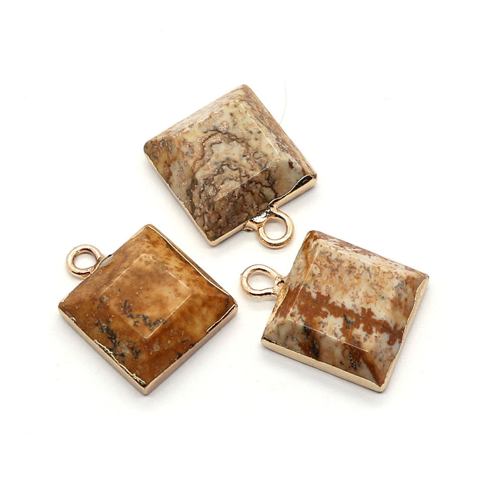 Natural Stone Sparkling Stone Pendant