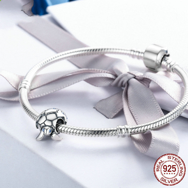 Sterling silver turtle beads