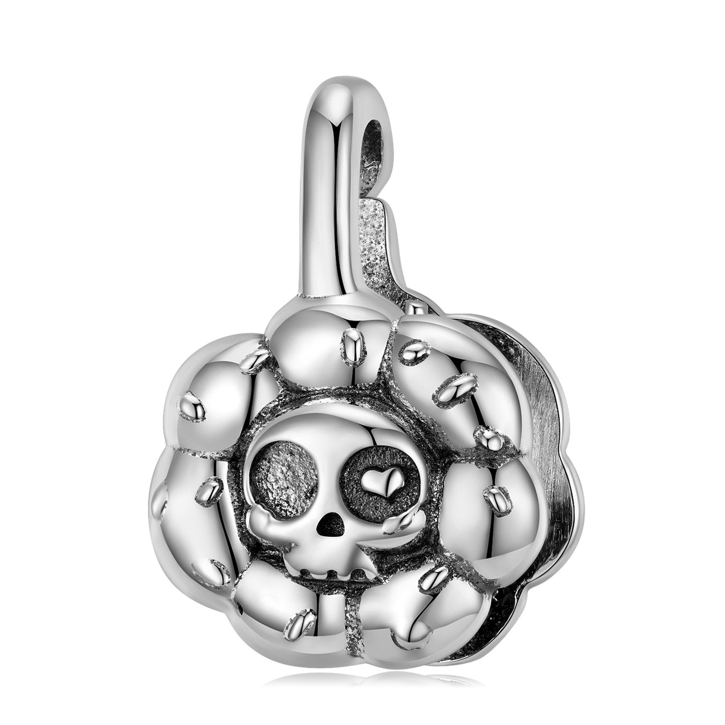 S925 Sterling Silver Button Head Plain Silver Niche Diy Bracelet With Basic Lock Lock Silver Accessories