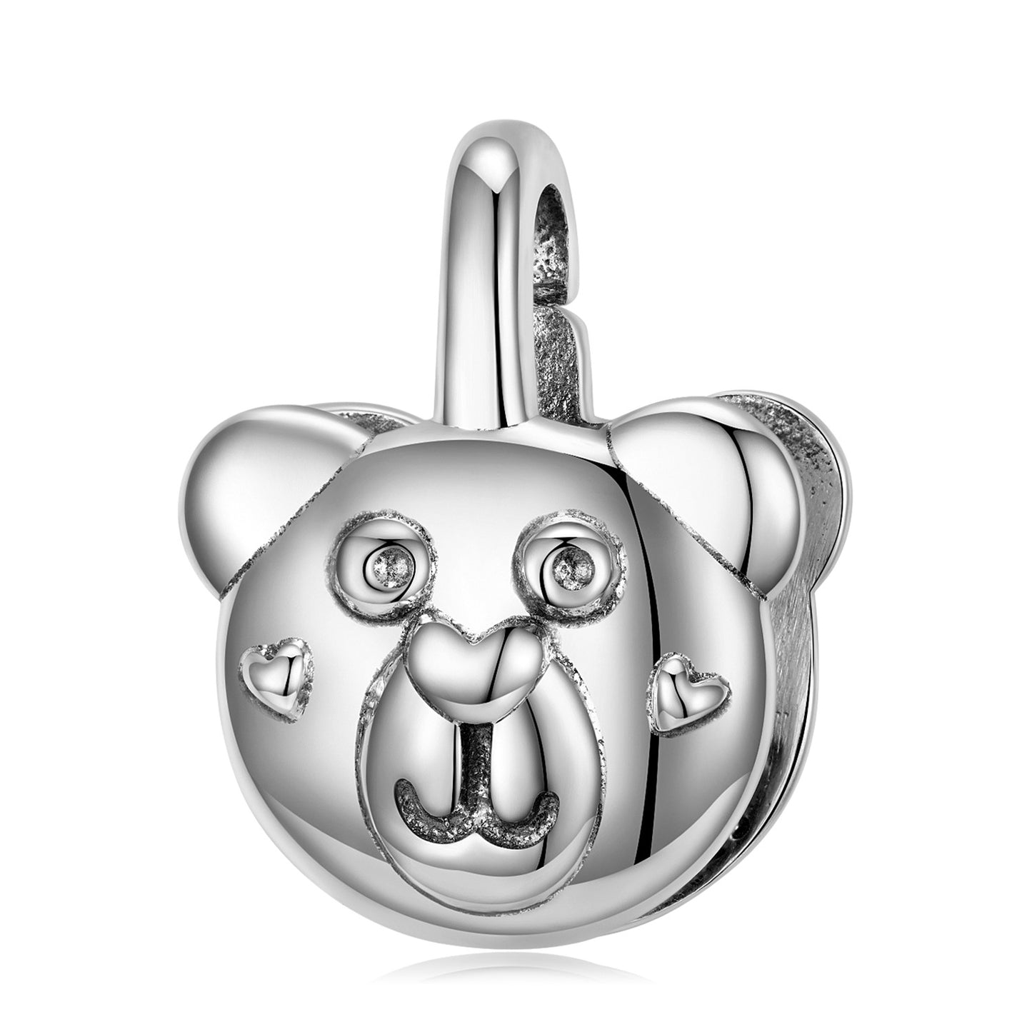 S925 Sterling Silver Button Head Plain Silver Niche Diy Bracelet With Basic Lock Lock Silver Accessories