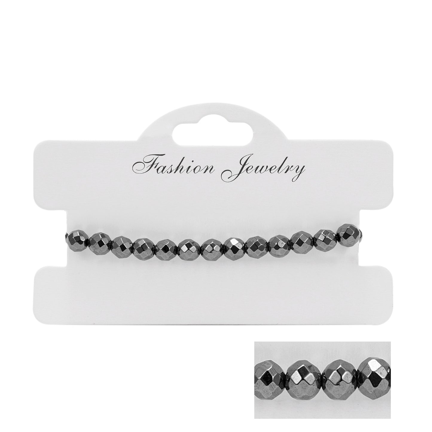 Hematite Hand-woven Adjustable Bracelet