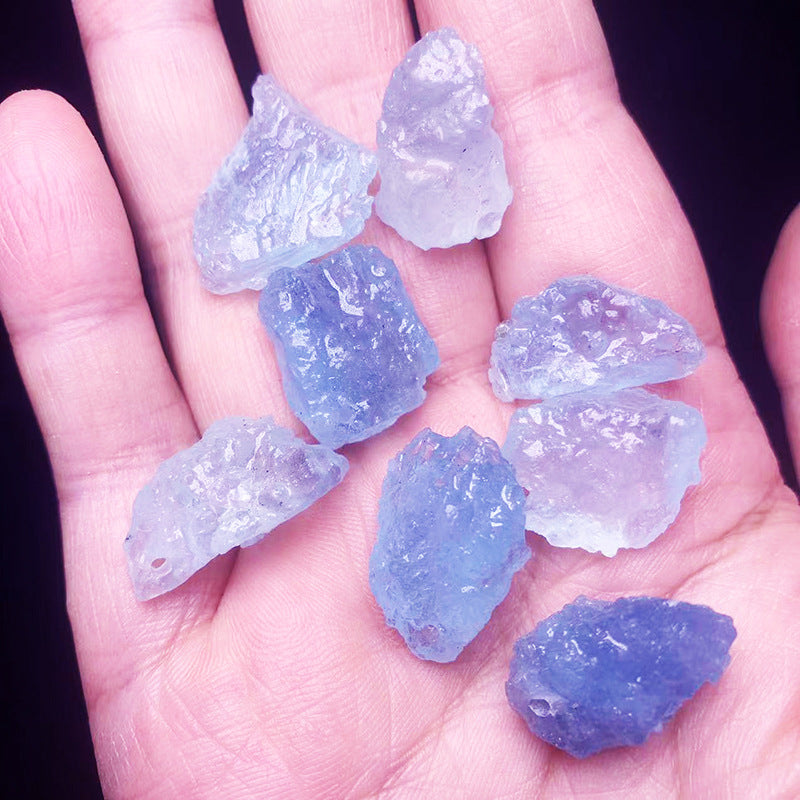 Natural Crystal Raw Crushed Stone Amethyst Powder Crystal Drilling
