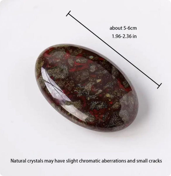 Natural Crystal Raw Stone Hot Compress Stone Play Piece