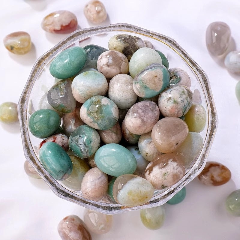 Natural Crystal Color Rolling Stone Rough Stone Polished Large Particle Degaussing Crystal Crafts
