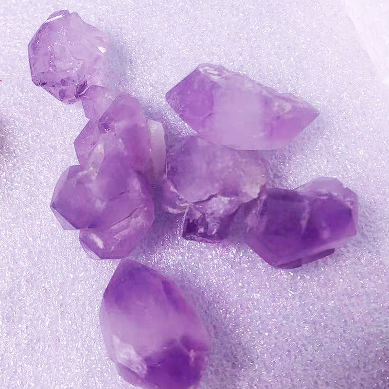 Natural Crystal Raw Crushed Stone Amethyst Powder Crystal Drilling