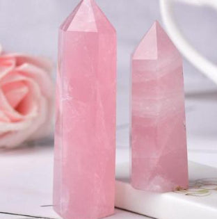 Donghai Natural Crystal Hexagonal Single Pointed Column Various Materials Crystal Column