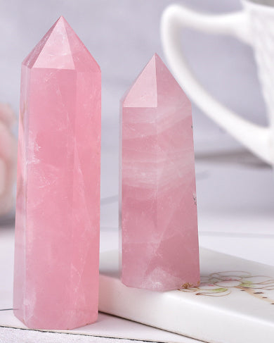Donghai Natural Crystal Hexagonal Single Pointed Column Various Materials Crystal Column