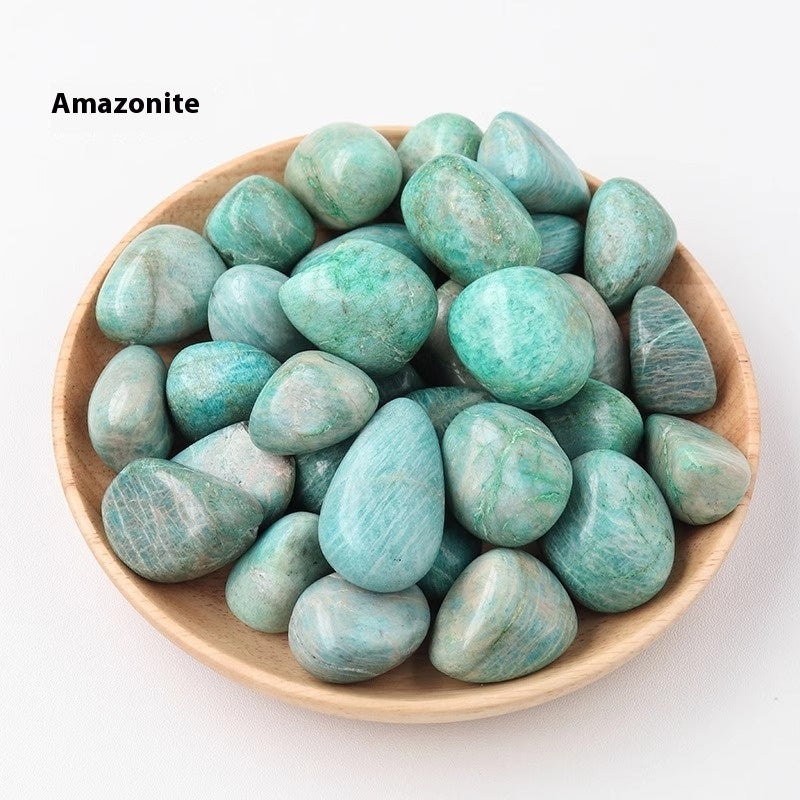 Natural Crystal Color Rolling Stone Rough Stone Polished Large Particle Degaussing Crystal Crafts