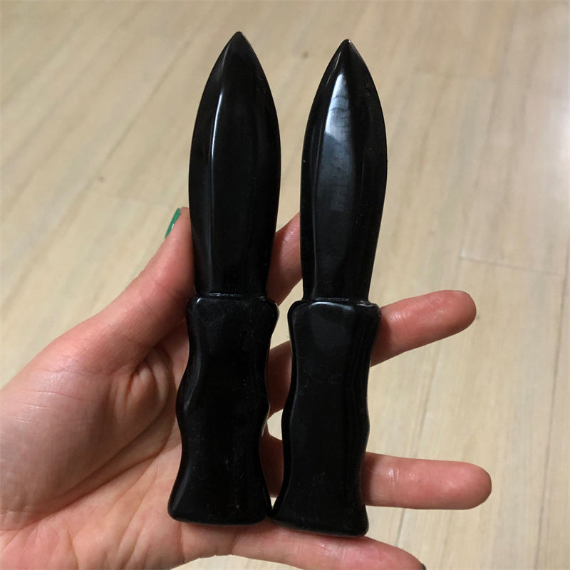 Natural Crystal Powder Obsidian Home Decoration