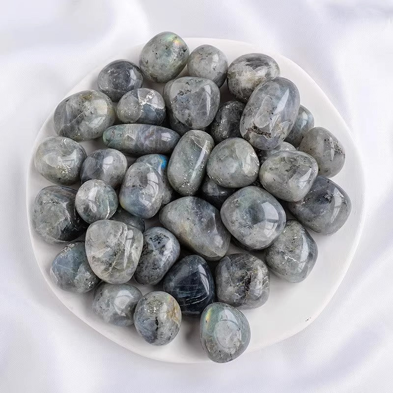 Natural Crystal Color Rolling Stone Rough Stone Polished Large Particle Degaussing Crystal Crafts