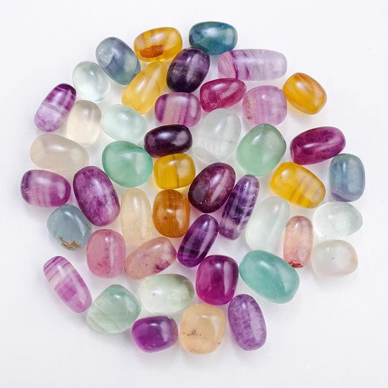 Natural Crystal Color Rolling Stone Rough Stone Polished Large Particle Degaussing Crystal Crafts