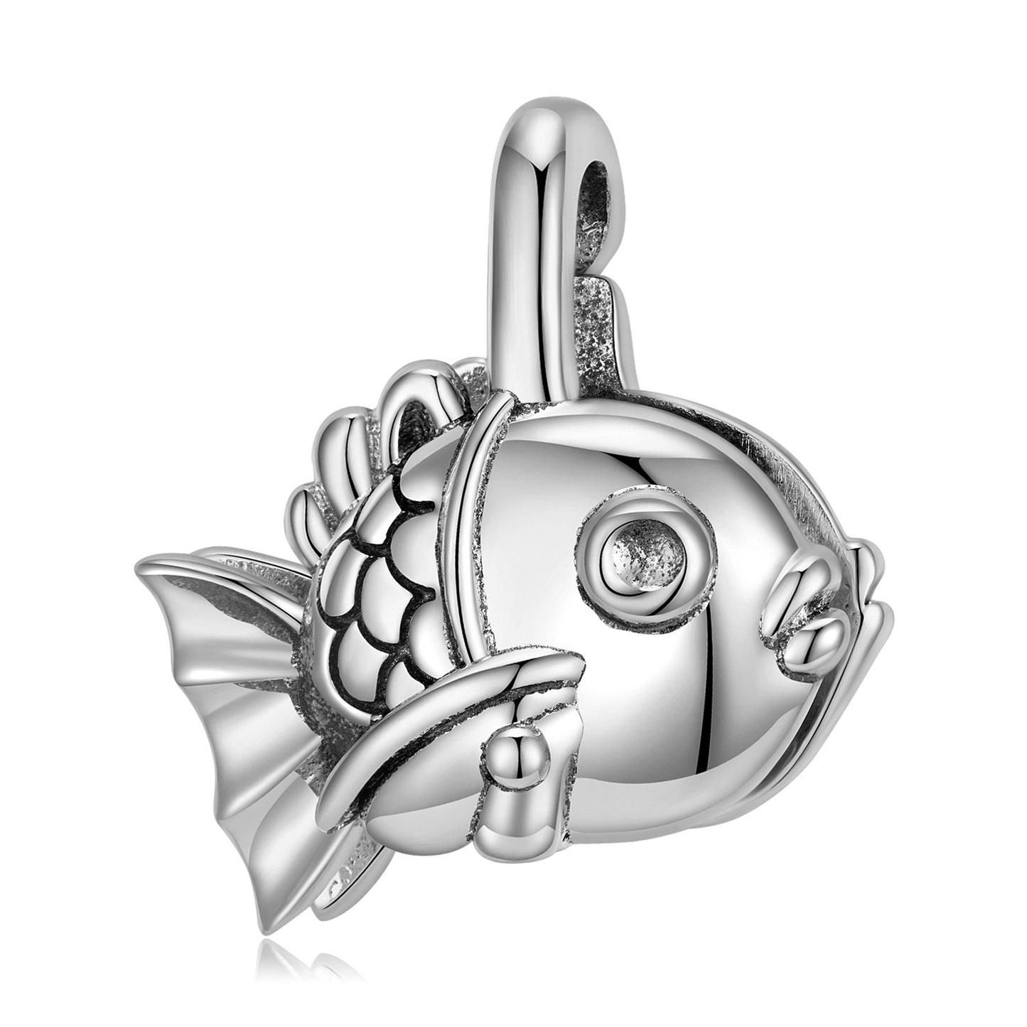 S925 Sterling Silver Button Head Plain Silver Niche Diy Bracelet With Basic Lock Lock Silver Accessories