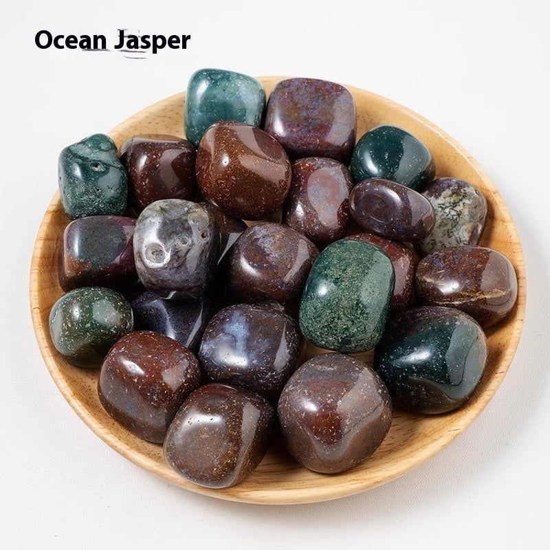 Natural Crystal Color Rolling Stone Rough Stone Polished Large Particle Degaussing Crystal Crafts