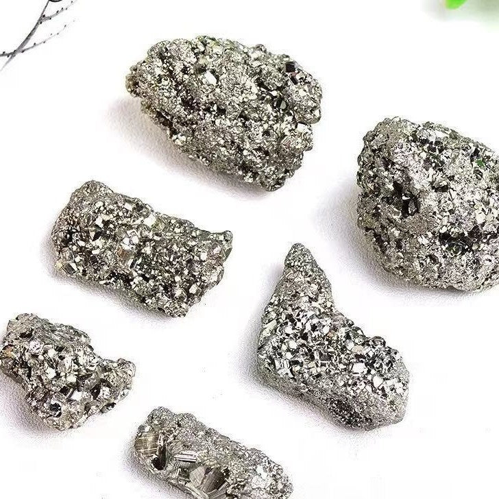 Natural Pyrite Raw Stone Ornament