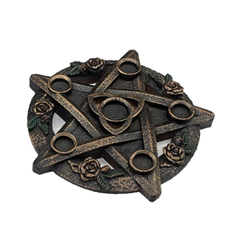 Pentagram Crystal Ball Jade Rough Ornaments