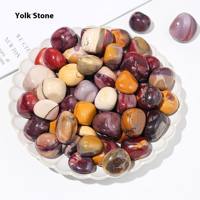 Natural Crystal Color Rolling Stone Rough Stone Polished Large Particle Degaussing Crystal Crafts