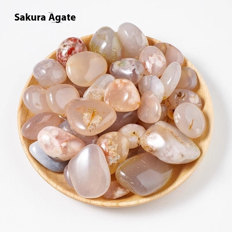 Natural Crystal Color Rolling Stone Rough Stone Polished Large Particle Degaussing Crystal Crafts
