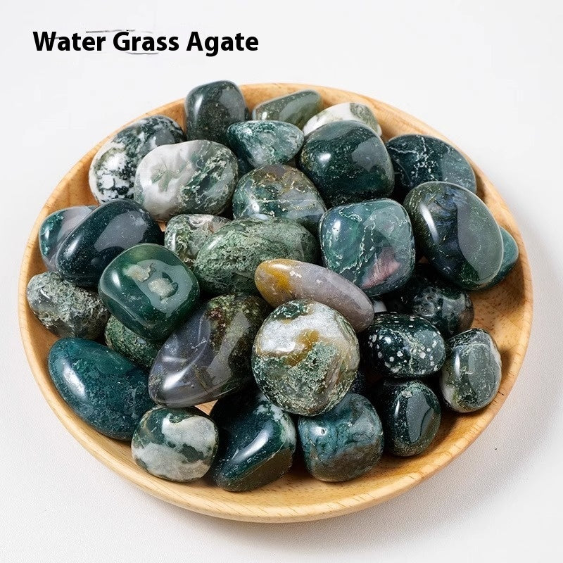 Natural Crystal Color Rolling Stone Rough Stone Polished Large Particle Degaussing Crystal Crafts