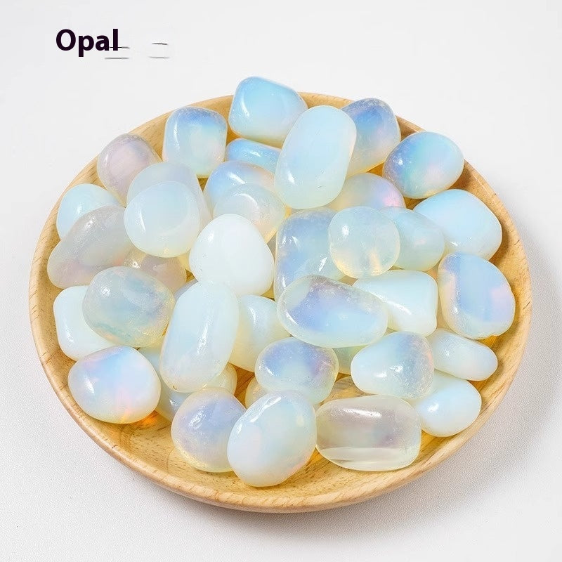 Natural Crystal Color Rolling Stone Rough Stone Polished Large Particle Degaussing Crystal Crafts