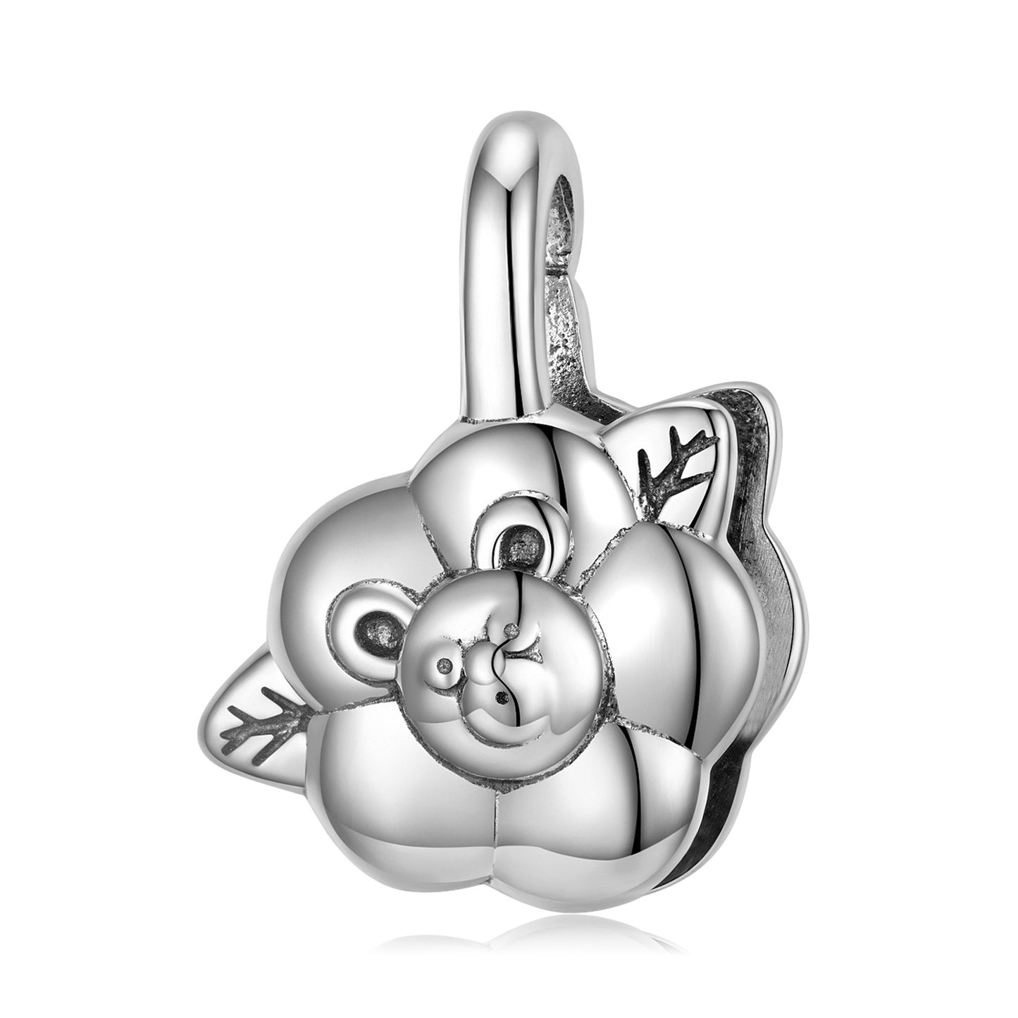 S925 Sterling Silver Button Head Plain Silver Niche Diy Bracelet With Basic Lock Lock Silver Accessories