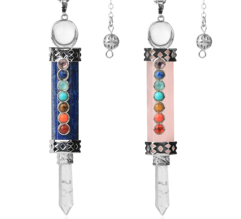 Seven Stone Chakra Pendant Pendulum Pendulum Pendant Right