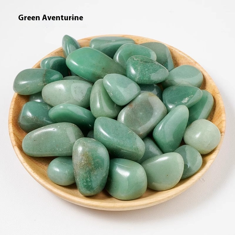 Natural Crystal Color Rolling Stone Rough Stone Polished Large Particle Degaussing Crystal Crafts